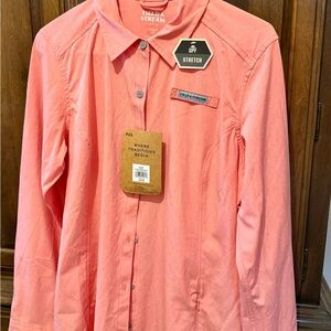 Field & Stream Salmon Button Down Shirt